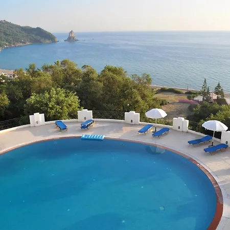 Maria With Pool - Agios Gordios Apartment *